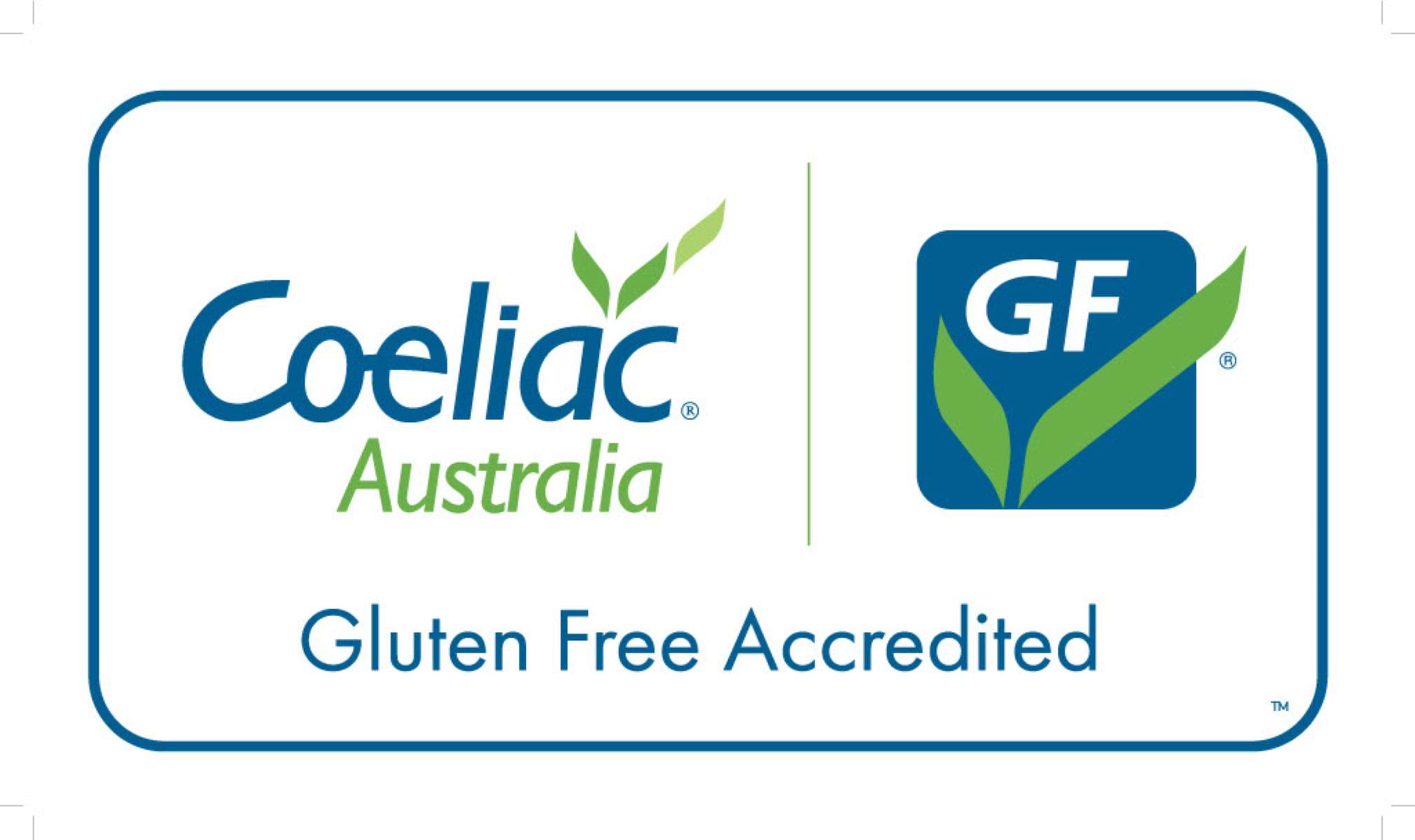 Coeliac Australia Gluten Free Accredited